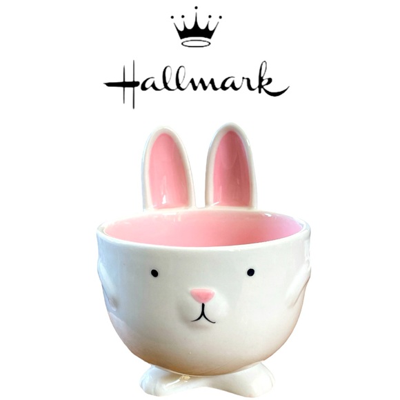 HALLMARK➕Inspirations Bunny Footed Bowl - Picture 1 of 6